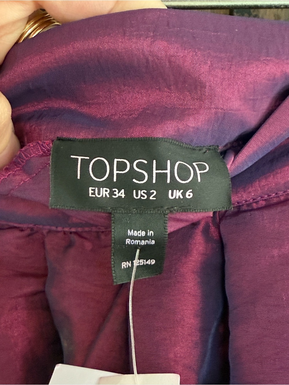Topshop Pleated Midi Skirt Size 2 - Picture 3 of 6